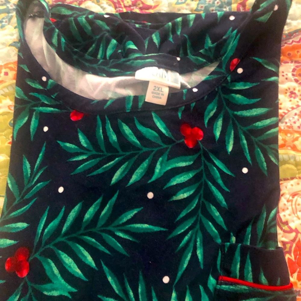 LuLaRoe Ciara Night Dress Tee 2xl